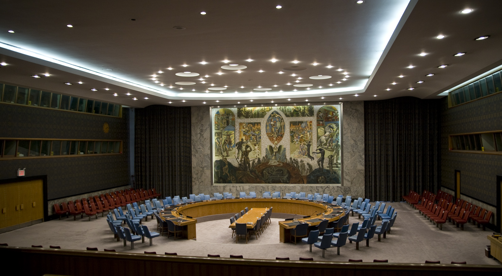 The UN Security Council chamber
